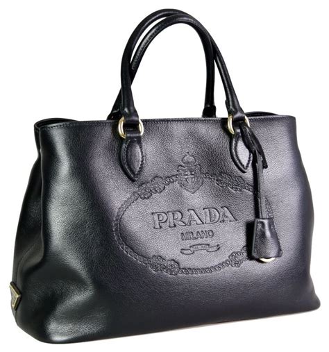 vintage prada casual shoulder bag black cowhidw leather outside pockets|prada bag 2010.